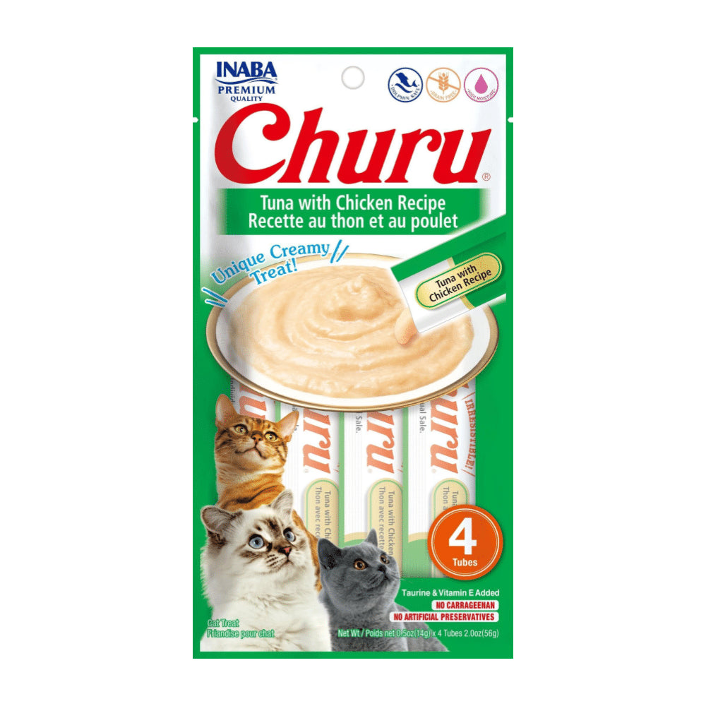 Churu Tuna with Chicken Recipe - Snack para gatos